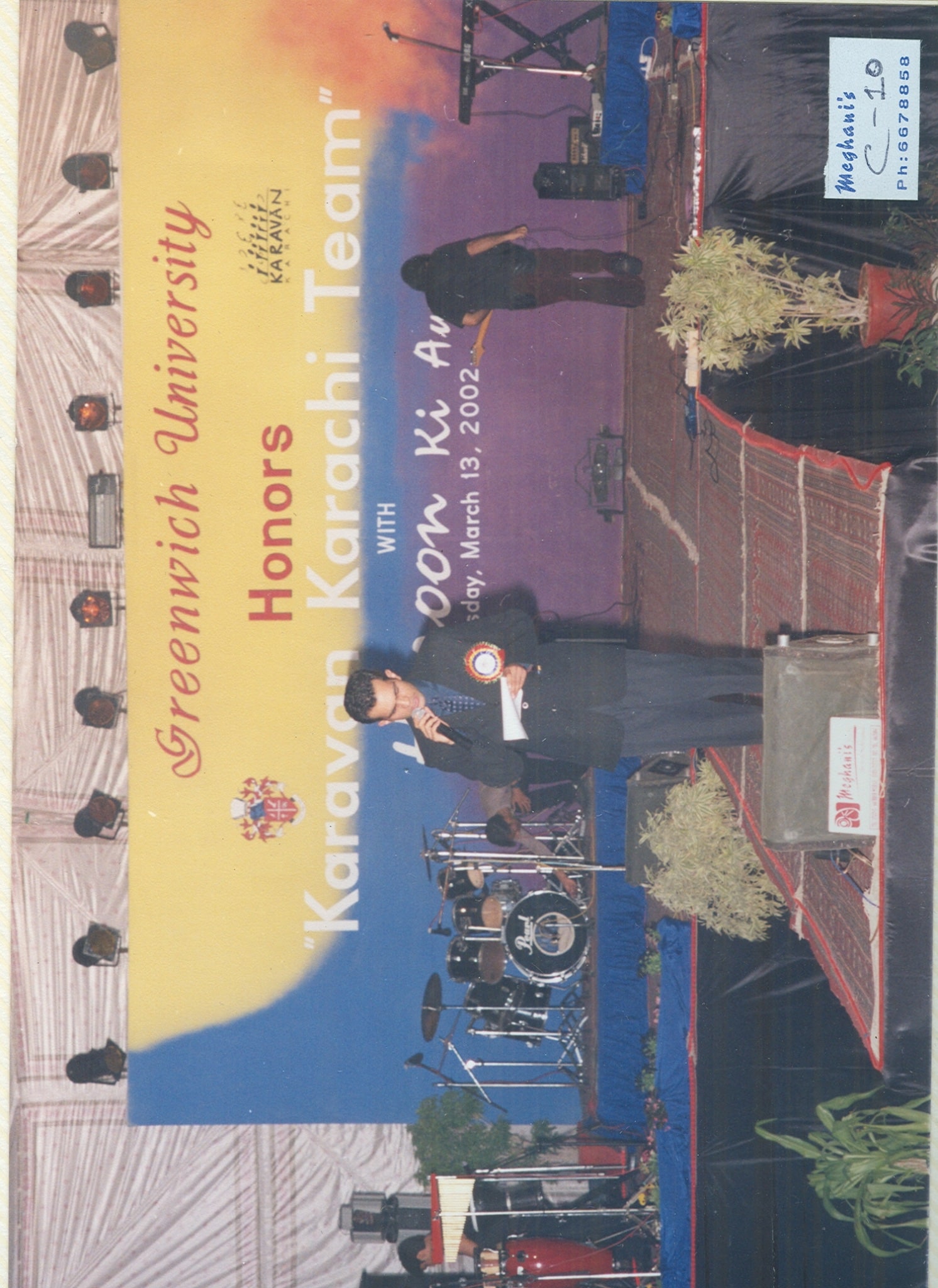 Honouring the Karachi team, 2002