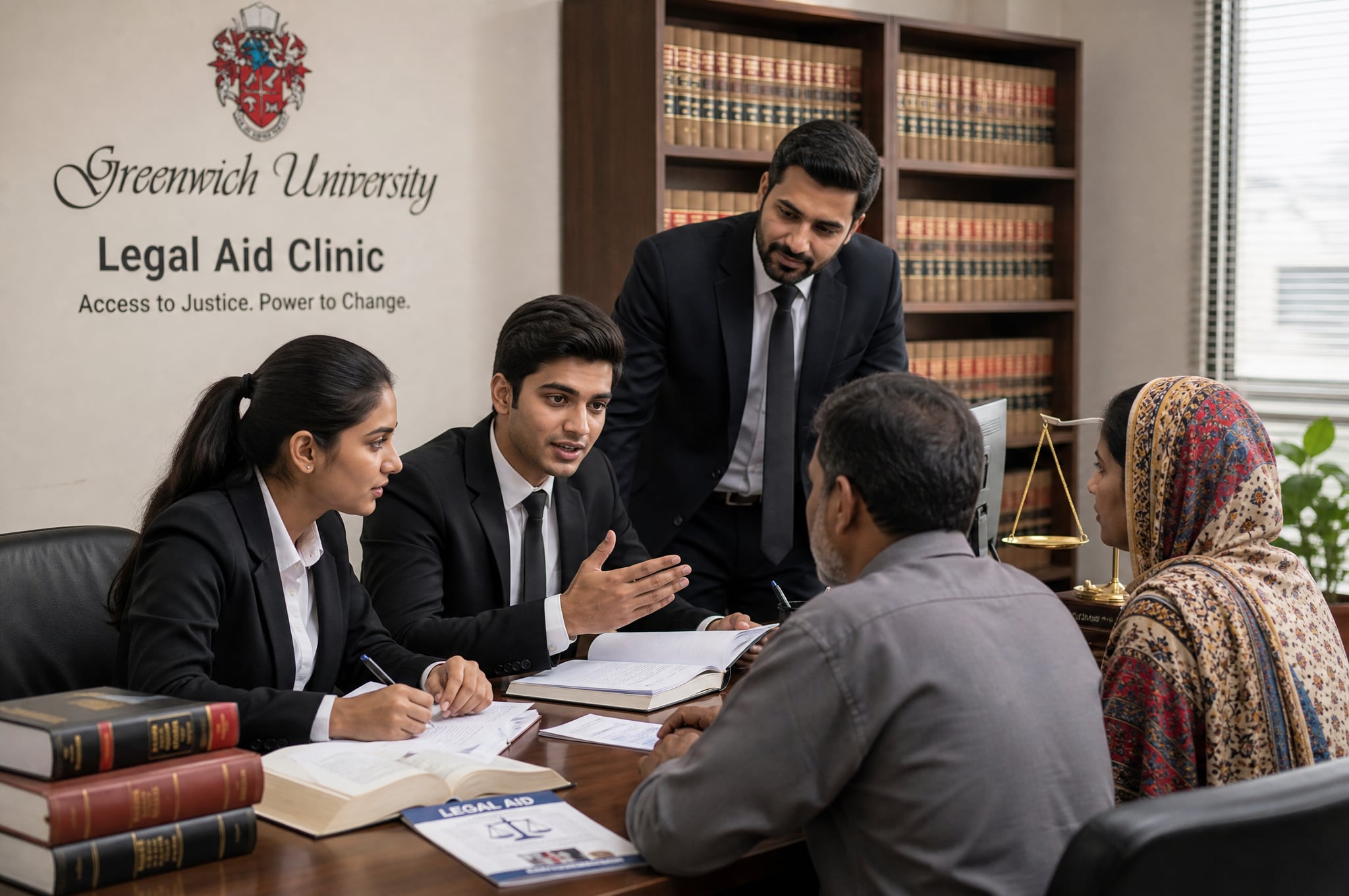 Legal aid clinic at School of Law, Karachi