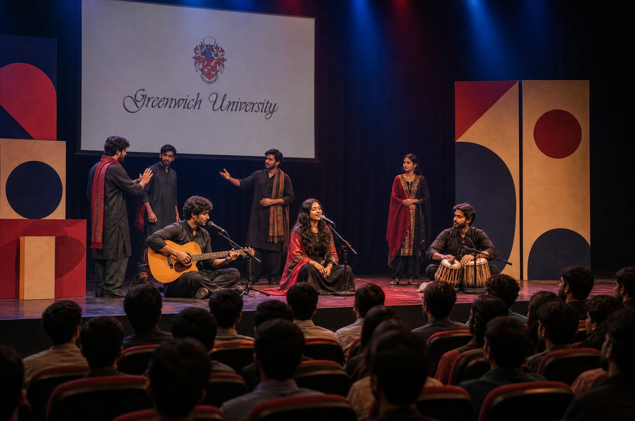 Arts and performance at Greenwich University, Karachi