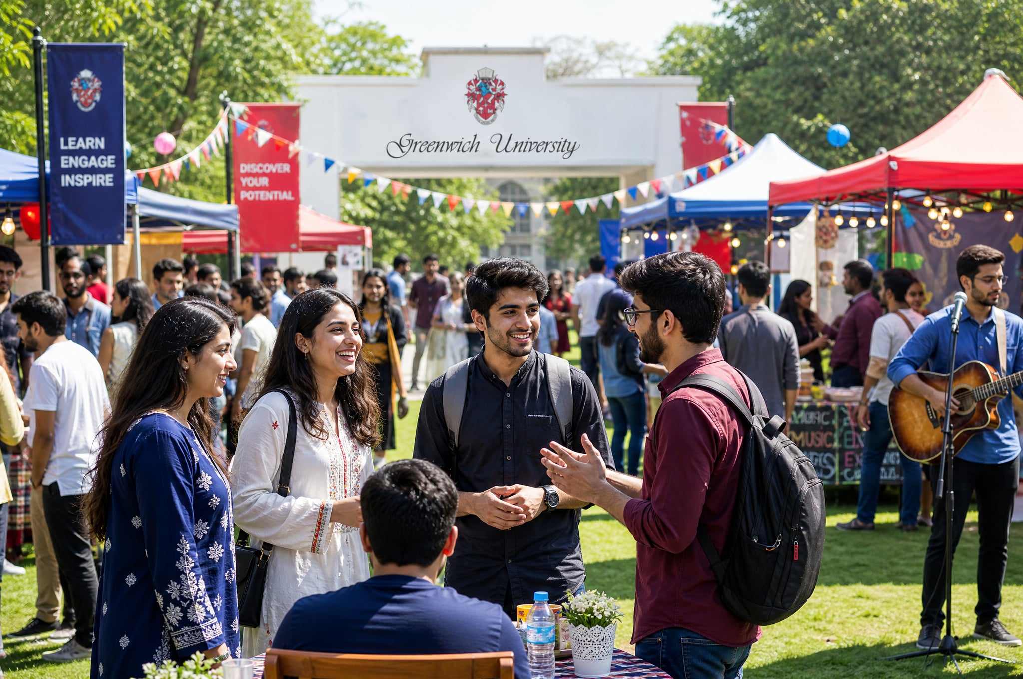Campus festivals and events at Greenwich University, Karachi