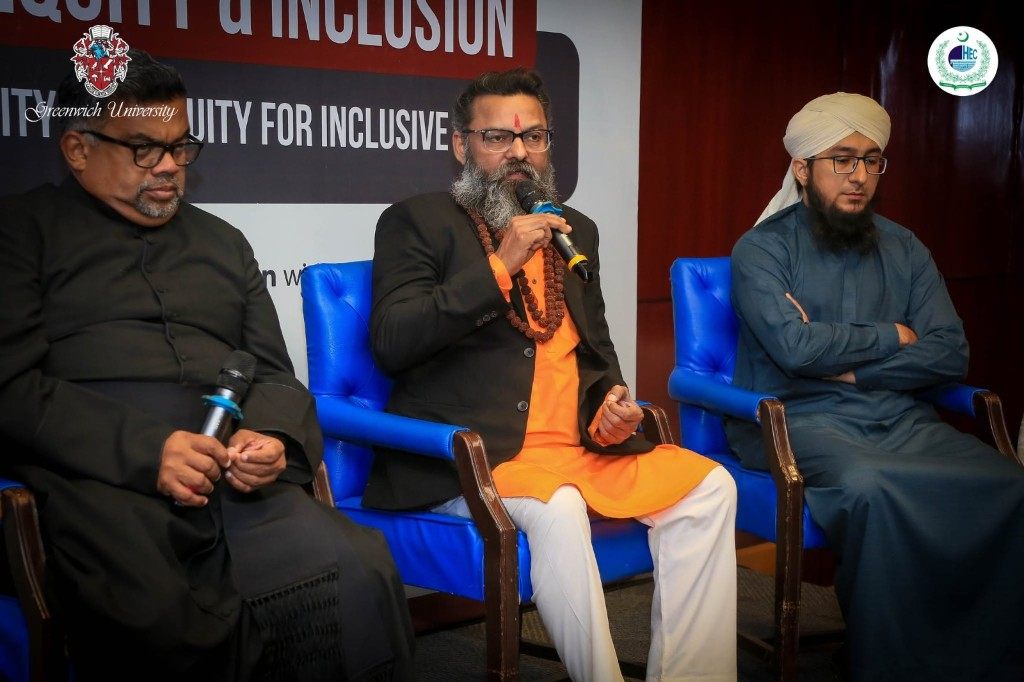 Interfaith dialogue at the DEI conference