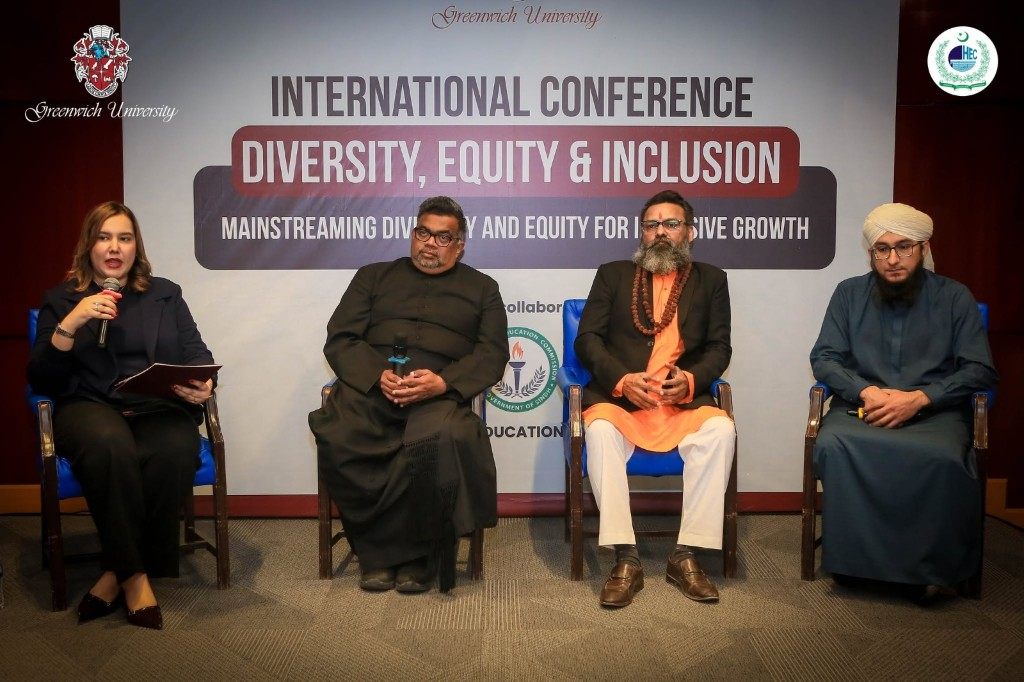 Panel discussion at Greenwich University International Conference on Diversity, Equity and Inclusion