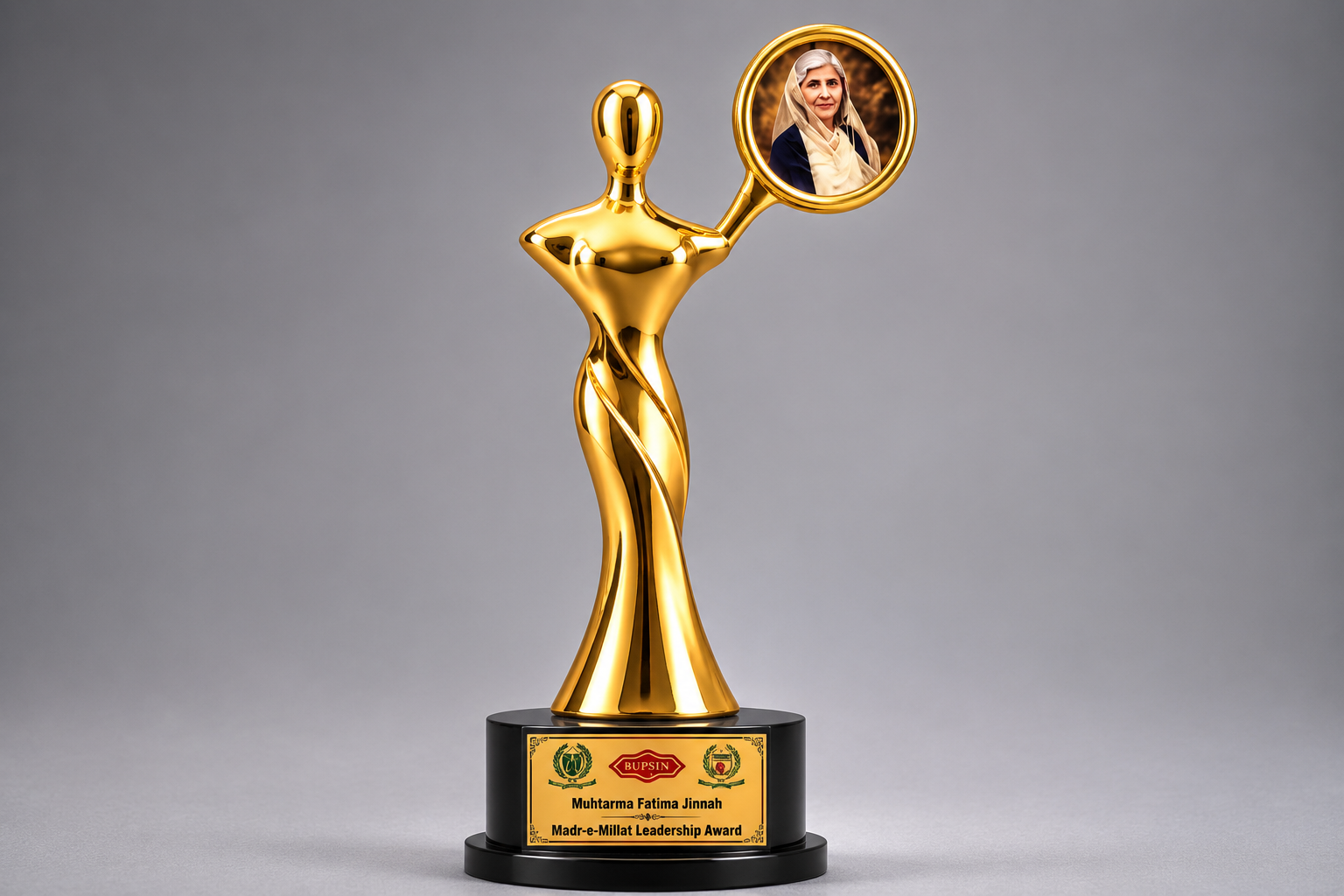 Madar-e-Millat Leadership Award commemorative trophy