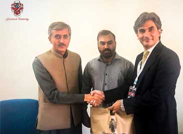 A delegation from Greenwich University, ORIC, visited the HEC to discuss avenues for development and collaboration.